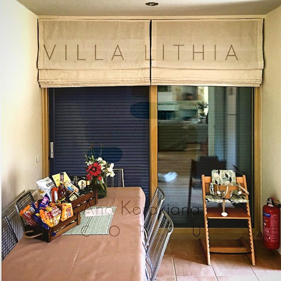 Villa Lithia Áno Korakiána Buitenkant foto