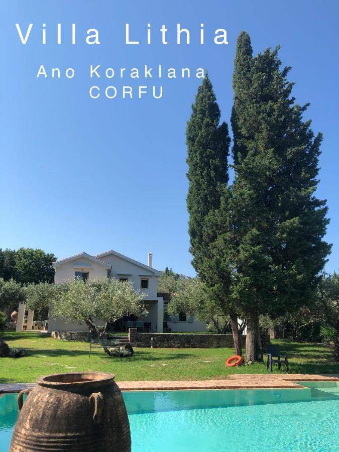 Villa Lithia Áno Korakiána Buitenkant foto