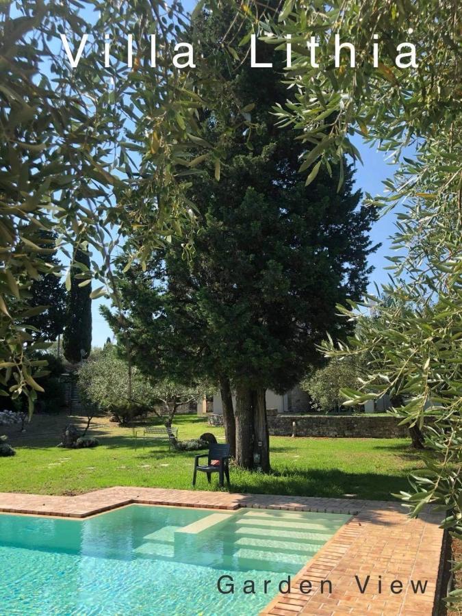 Villa Lithia Áno Korakiána Buitenkant foto